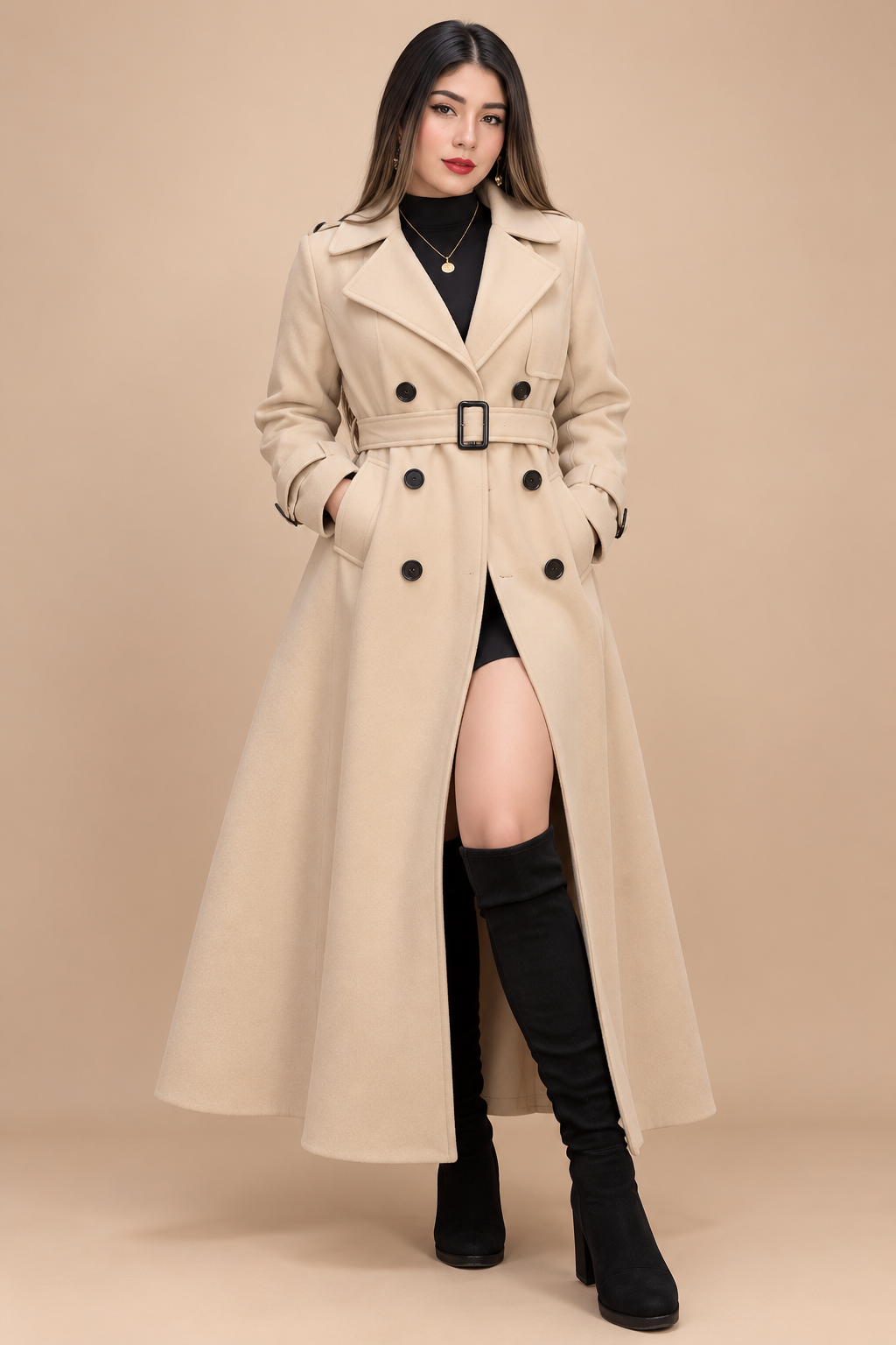 Maxi Gabardina